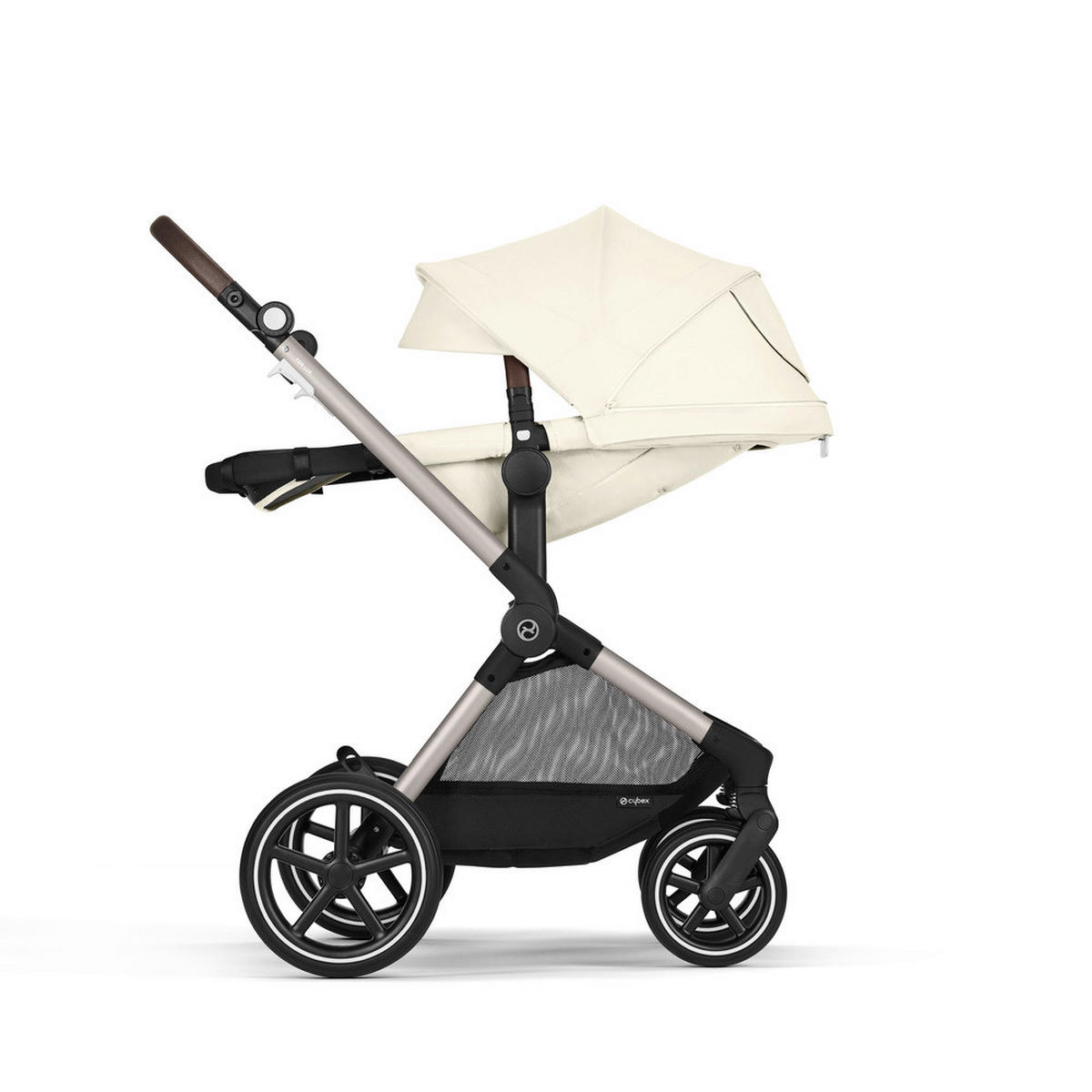 KOMBIKINDERWAGEN Eos Lux  - Beige/Silberfarben, Basics, Textil/Metall (85/61/116cm) - Cybex