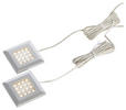 LED-SPOT-SET 2-teilig  - Schwarz/Weiß, KONVENTIONELL, Kunststoff (5,5/1/5,5cm) - Livetastic