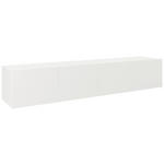 LOWBOARD  200/36,7/42 cm  hängend  - Weiß, Design, Holzwerkstoff (200/36,7/42cm) - Hom`in