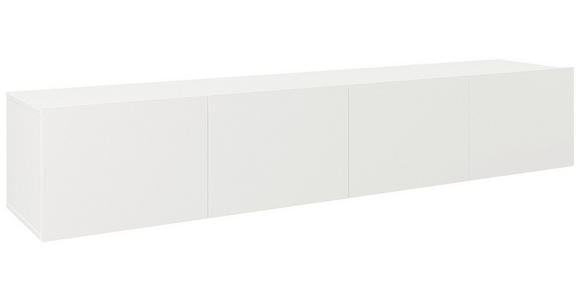 LOWBOARD  200/36,7/42 cm  hängend  - Weiß, Design, Holzwerkstoff (200/36,7/42cm) - Hom`in