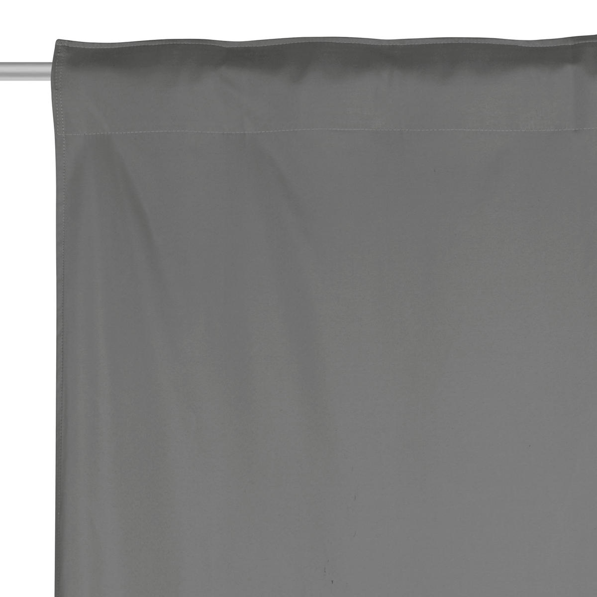 HOTOVÝ ZÁVĚS, black-out (nepropouští světlo), 135/300 cm - šedá, Basics, textil (135/300cm) - Esposa