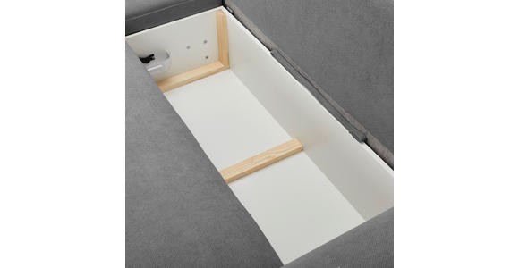 ECKSOFA  in Webstoff Dunkelgrau  175/265 cm  - Dunkelgrau/Schwarz, MODERN, Kunststoff/Textil (175/265cm) - Carryhome