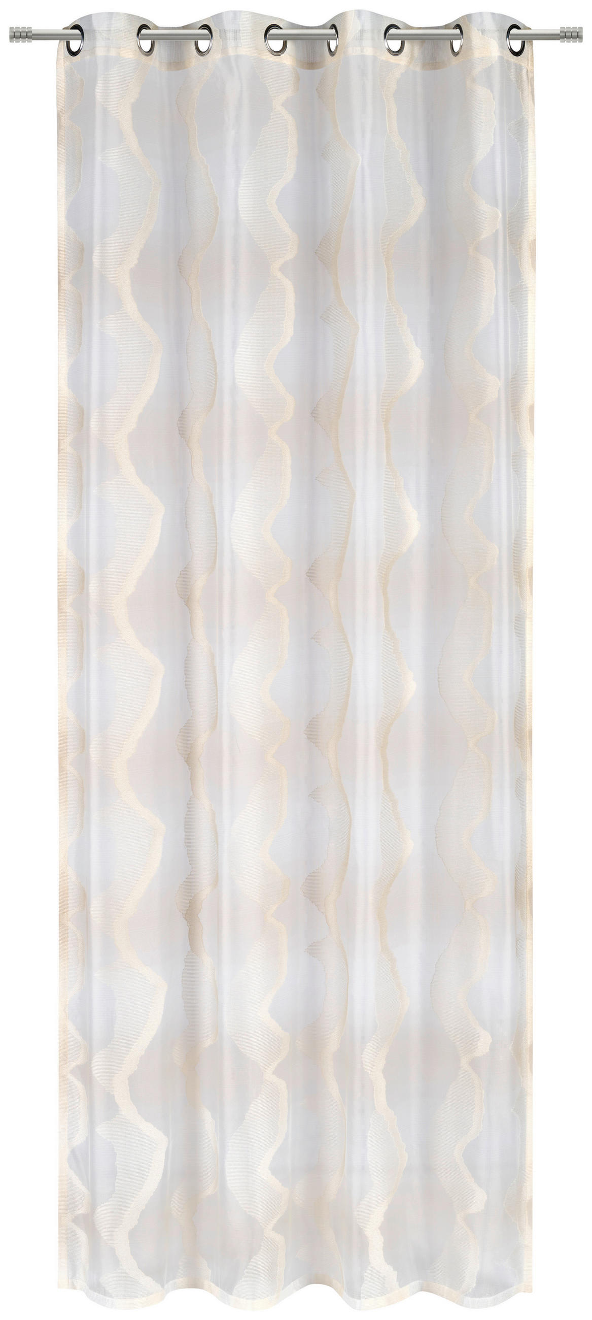 ÖSENSCHAL MELLOW transparent 140/245 cm   - Creme, Design, Textil (140/245cm) - Dieter Knoll