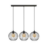 HÄNGELEUCHTE MERCURE 78/23/93 cm   - Schwarz, KONVENTIONELL, Metall (78/23/93cm)