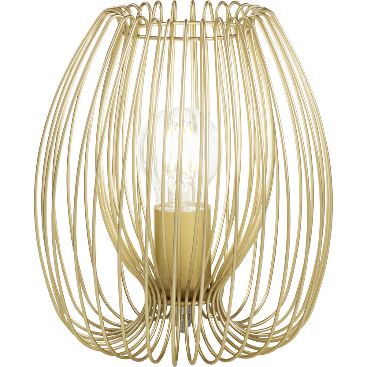 TISCHLEUCHTE Camp 20/24 cm   - Goldfarben, Design, Metall (20/24cm) - Fabas Luce