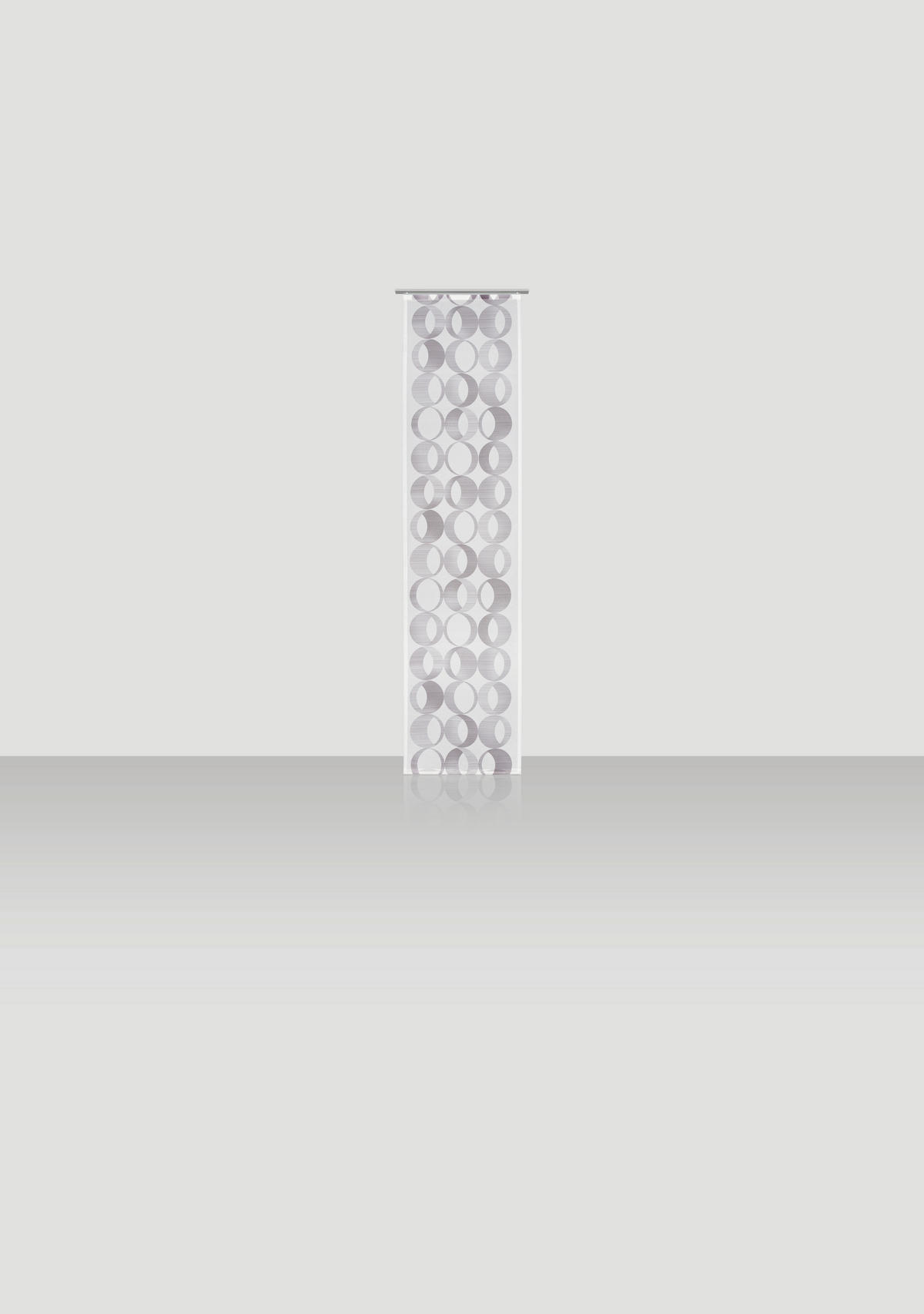 FLÄCHENVORHANG   halbtransparent  60/245 cm   - Silberfarben, LIFESTYLE, Textil (60/245cm) - Novel