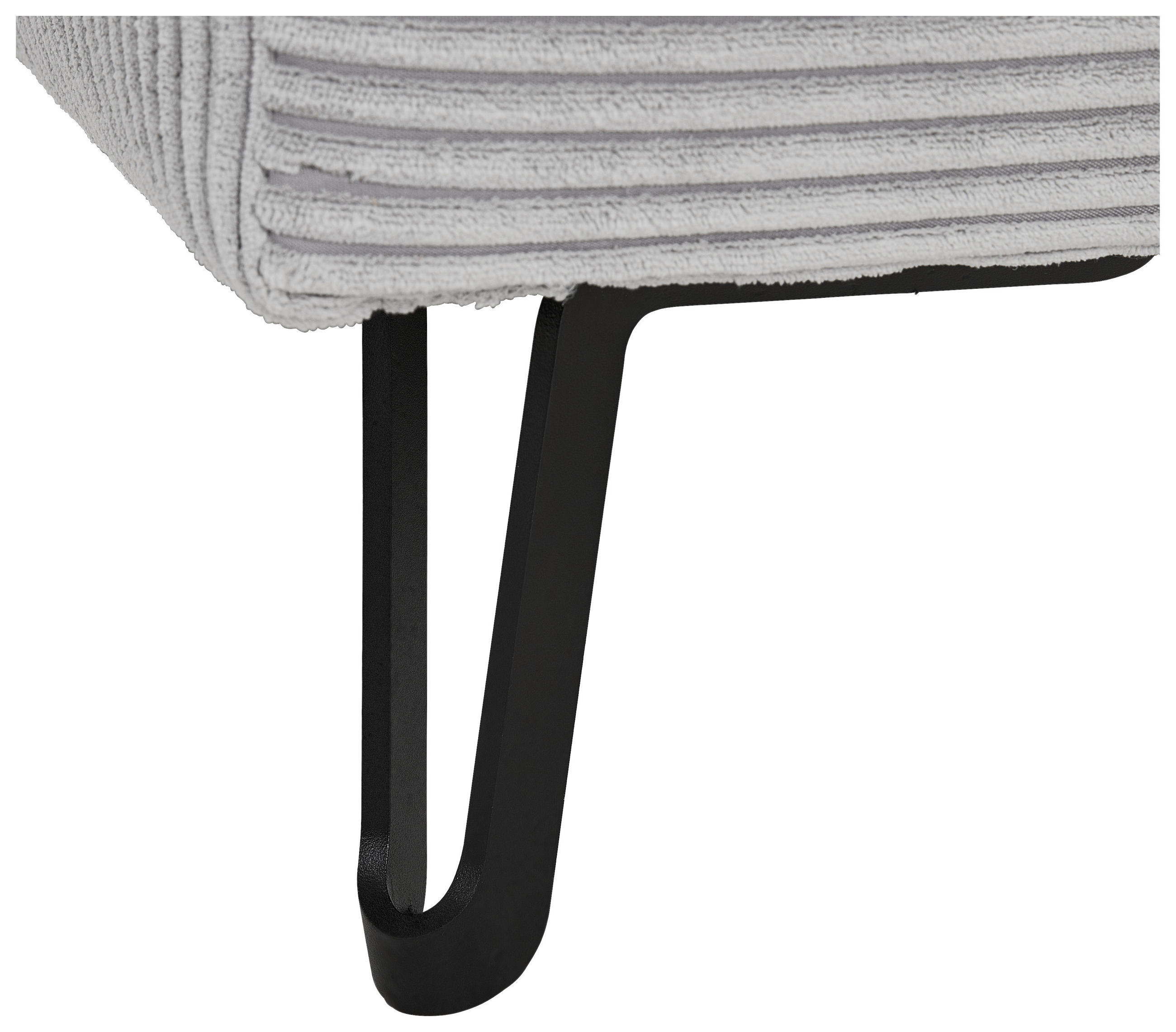 Thumbnail - Carryhome Ecksofa, Hellgrau, Textil, 2-Sitzer, Füllung: Schaumstoff, Silikon,Schaumstoff, Silikon, Ottomane rechts, L-Fo...