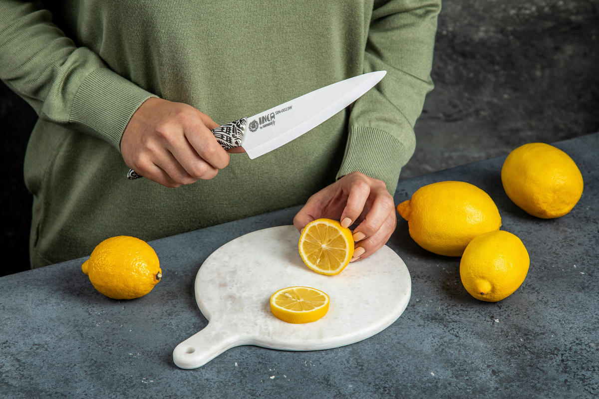 UNIVERZALNI NOŽ  INCA 30,2/3,8/2 cm            - črna/bela, Basics, umetna masa/keramika (30,2/3,8/2cm) - Samura