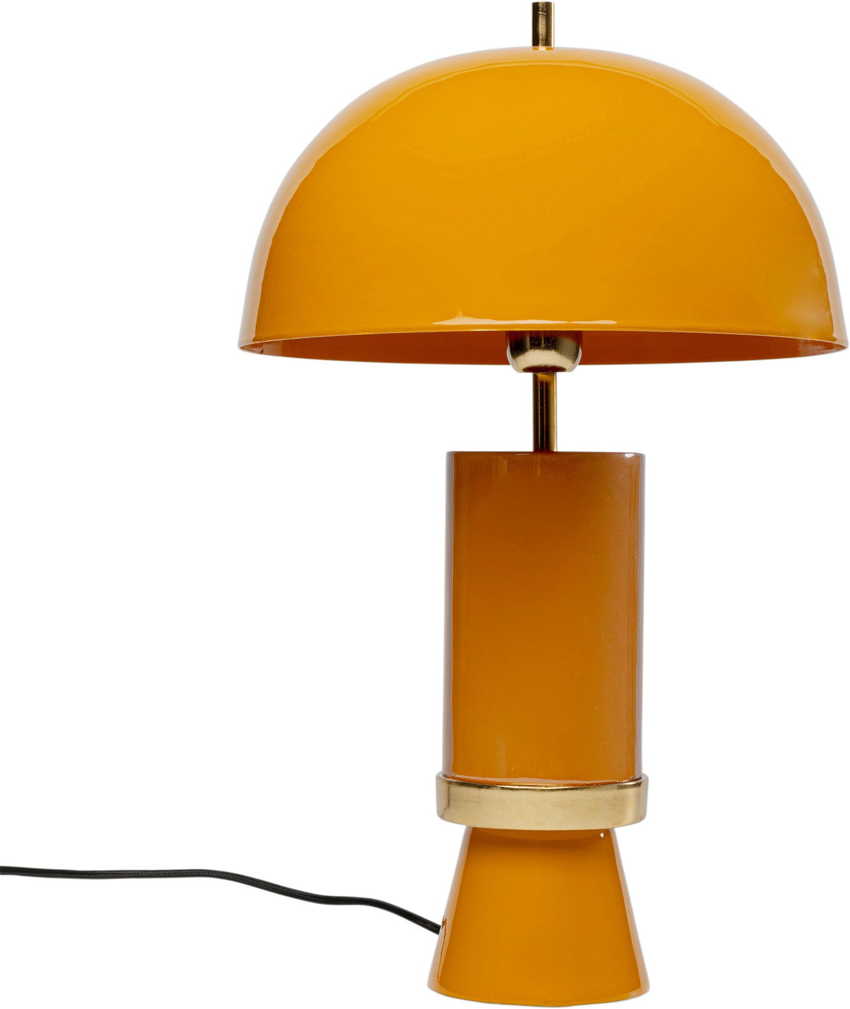 TISCHLEUCHTE Josy 30/51/30 cm   - Gelb/Goldfarben, MODERN, Metall (30/51/30cm) - Kare-Design