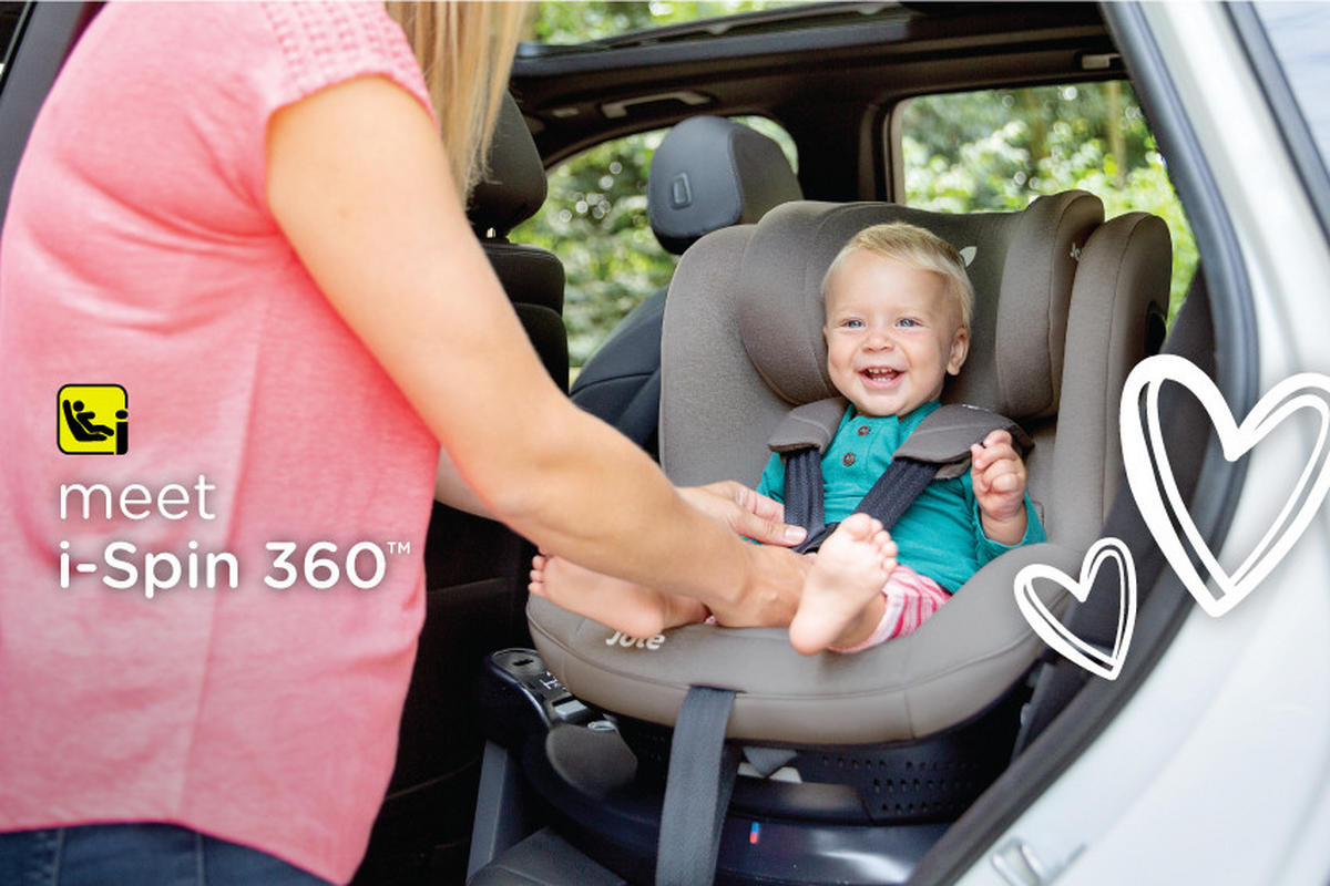 KINDERAUTOSITZ Joie i-Spin 360 Coal   - Schwarz, Basics (58/51,5-76/65cm) - Joie
