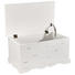 TRUHE Holz Kiefer - Weiß, Basics, Holz (58/34/30cm) - Ambia Home