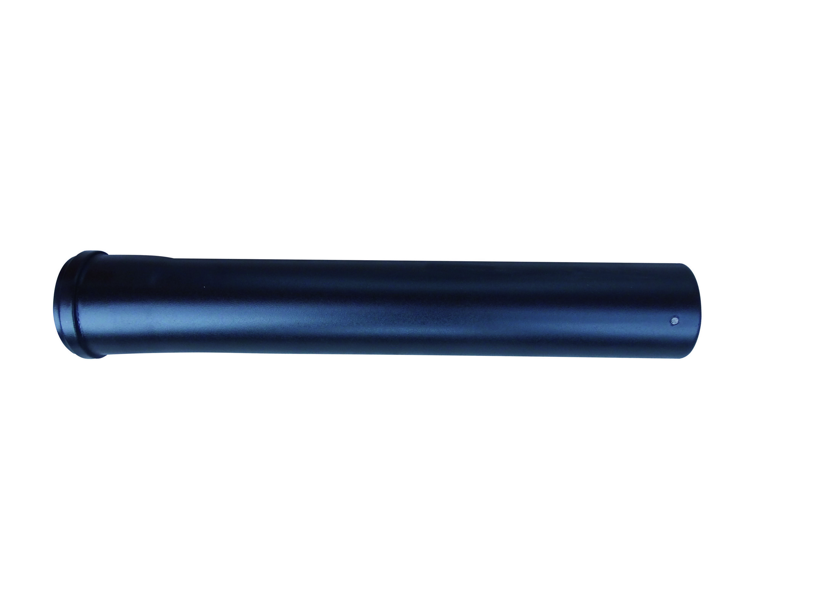 KOUŘOVOD ROVNÝ Ø 8 CM D:100 CM - černá, Moderní, kov (8/100cm)