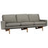DREISITZER-SOFA in Textil Hellbraun - Hellbraun, Design, Holz/Textil (216/76/76cm) DREISITZER-SOFA in Textil Hellbraun - Hellbraun, Design, Holz/Textil (216/76/76cm)