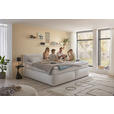 FAMILIENBOXSPRINGBETT - Silberfarben/Schwarz, LIFESTYLE, Kunststoff/Textil (240/200cm) - Esposa