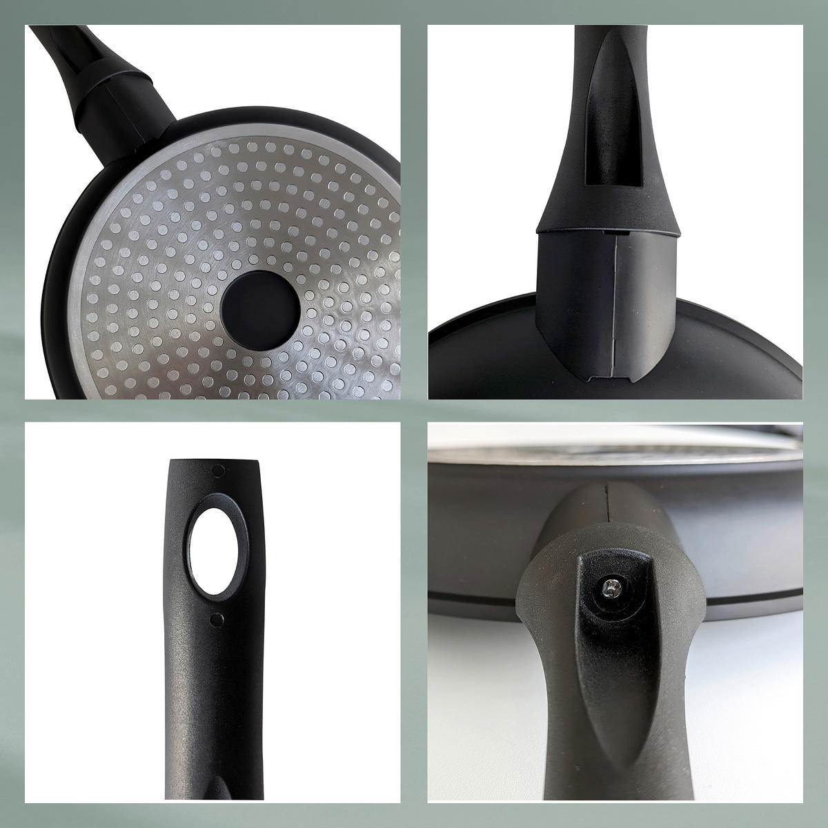 BRATPFANNE  - Schwarz, KONVENTIONELL, Metall (32/6cm) - Kela