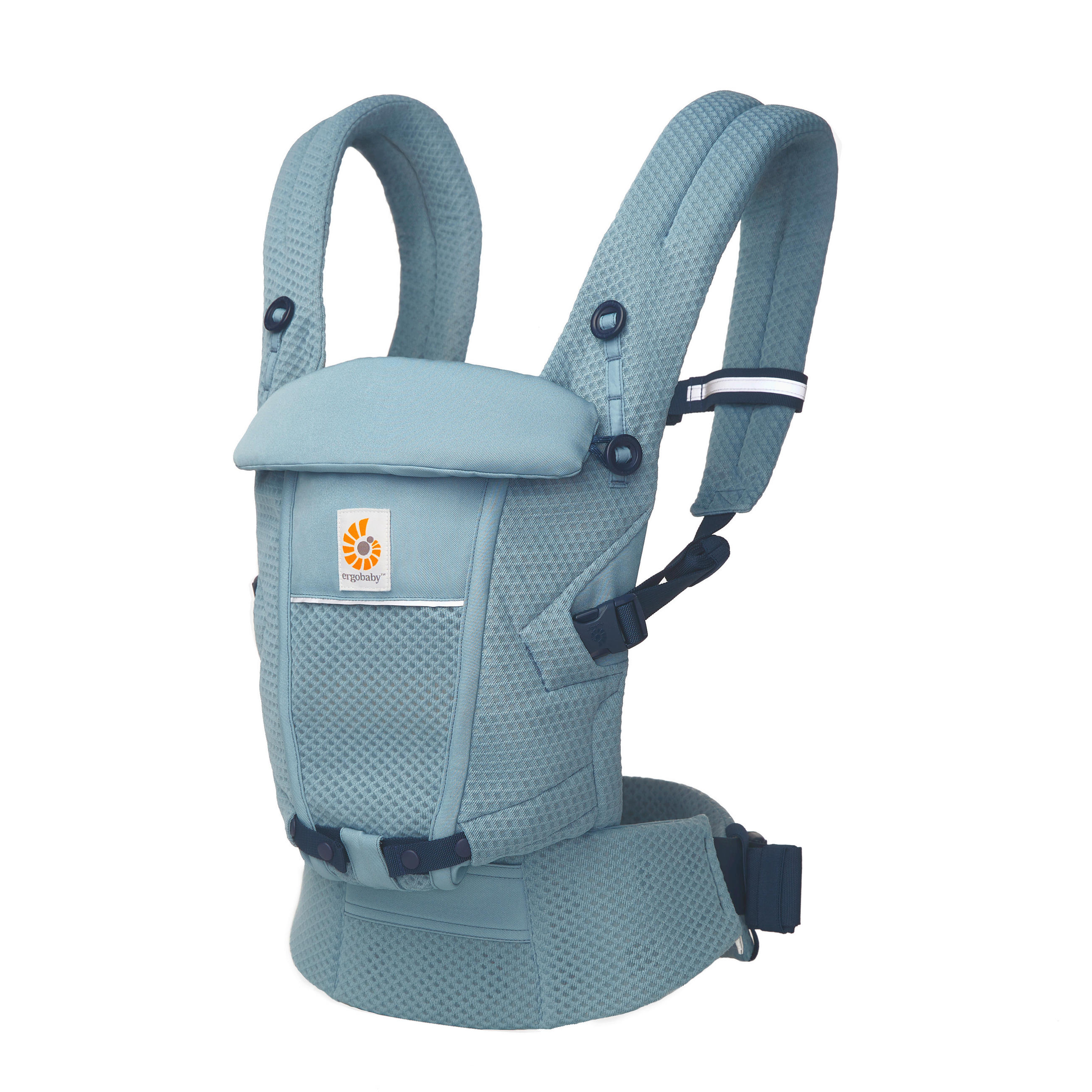 BABYTRAGE Adapt Soft Flex Mesh  - Hellblau, Basics, Textil (26,8/17/17cm) - Ergo Baby