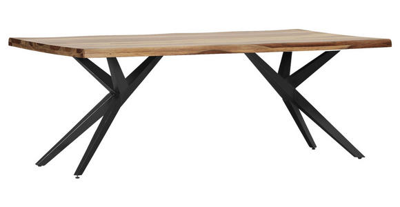 TISCHPLATTE      - Sheeshamfarben, Design, Holz (220/100/5cm) - Landscape