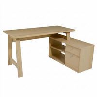 ECKSCHREIBTISCH  Eichefarben Kabeldurchlass, Stauraum, seitenverkehrt montierbar  - Eichefarben/Silberfarben, KONVENTIONELL, Holzwerkstoff/Metall (150/75/105cm) - MID.YOU
