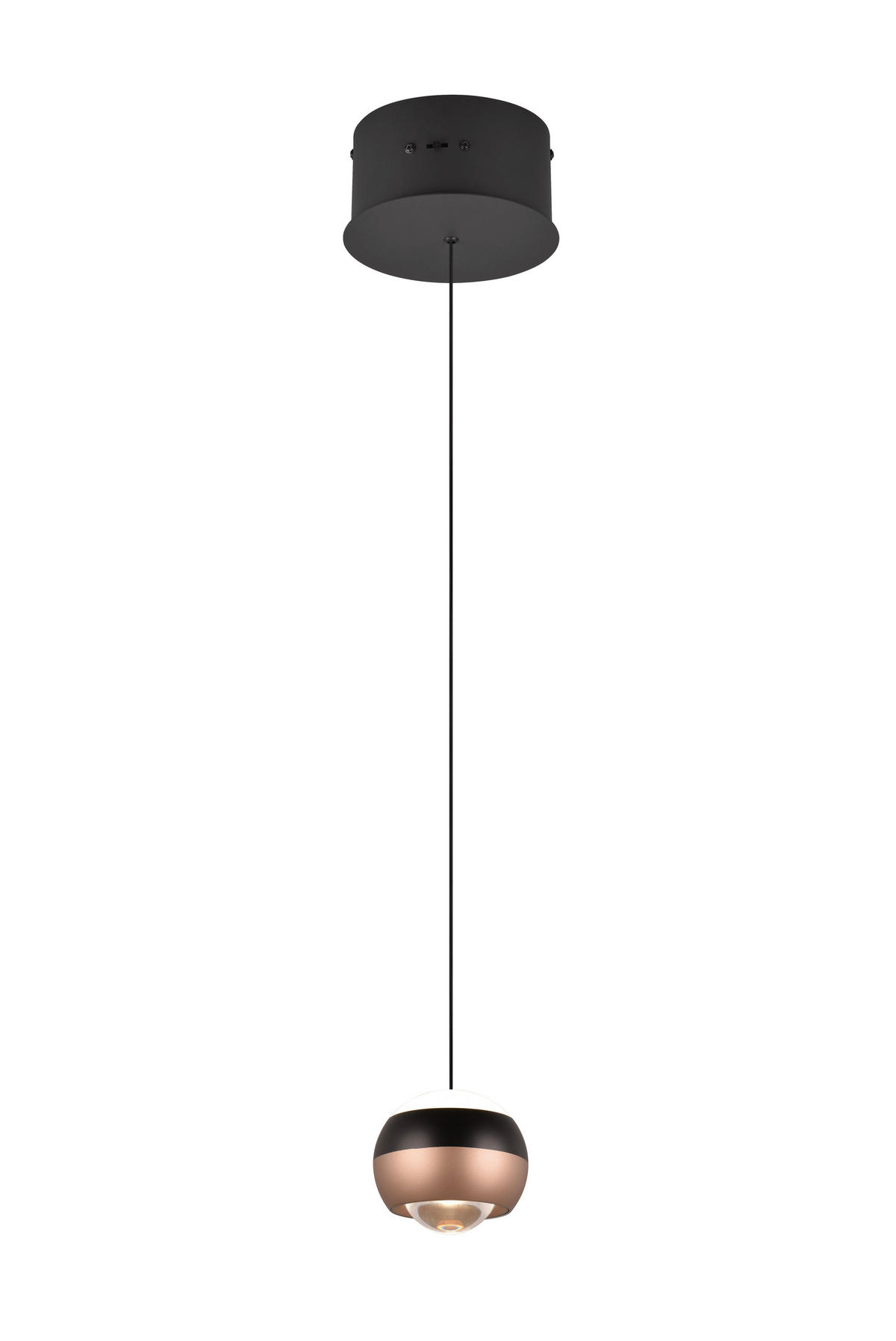LED-HÄNGELEUCHTE 15,5/200 cm    - Schwarz, Design, Metall (15,5/200cm) - Trio Leuchten