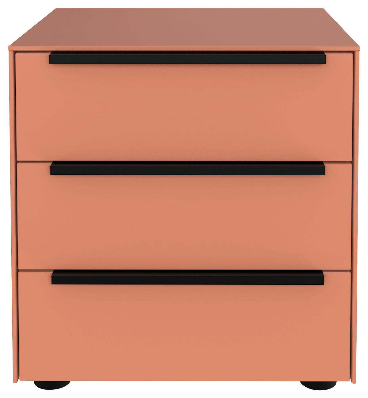 Noptieră, 45/60/38 cm, roșu - roșu/negru, Design, plastic/metal (45/60/38cm) - Lomoco