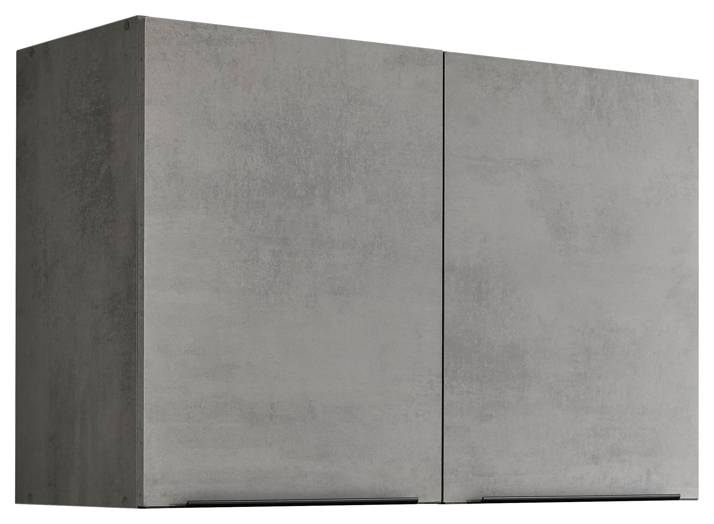 KÜCHENOBERSCHRANK 90/60/35 cm  in Anthrazit  - Anthrazit/Schwarz, Design, Holzwerkstoff/Kunststoff (90/60/35cm) - MID.YOU