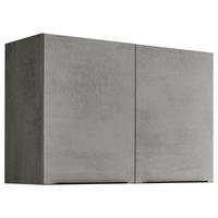 KÜCHENOBERSCHRANK 90/60/35 cm  in Anthrazit  - Anthrazit/Schwarz, Design, Holzwerkstoff/Kunststoff (90/60/35cm) - MID.YOU