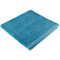 BADETUCH Petrol 80/190 cm  - Petrol, Natur, Textil (80/190cm) - Bio:Vio