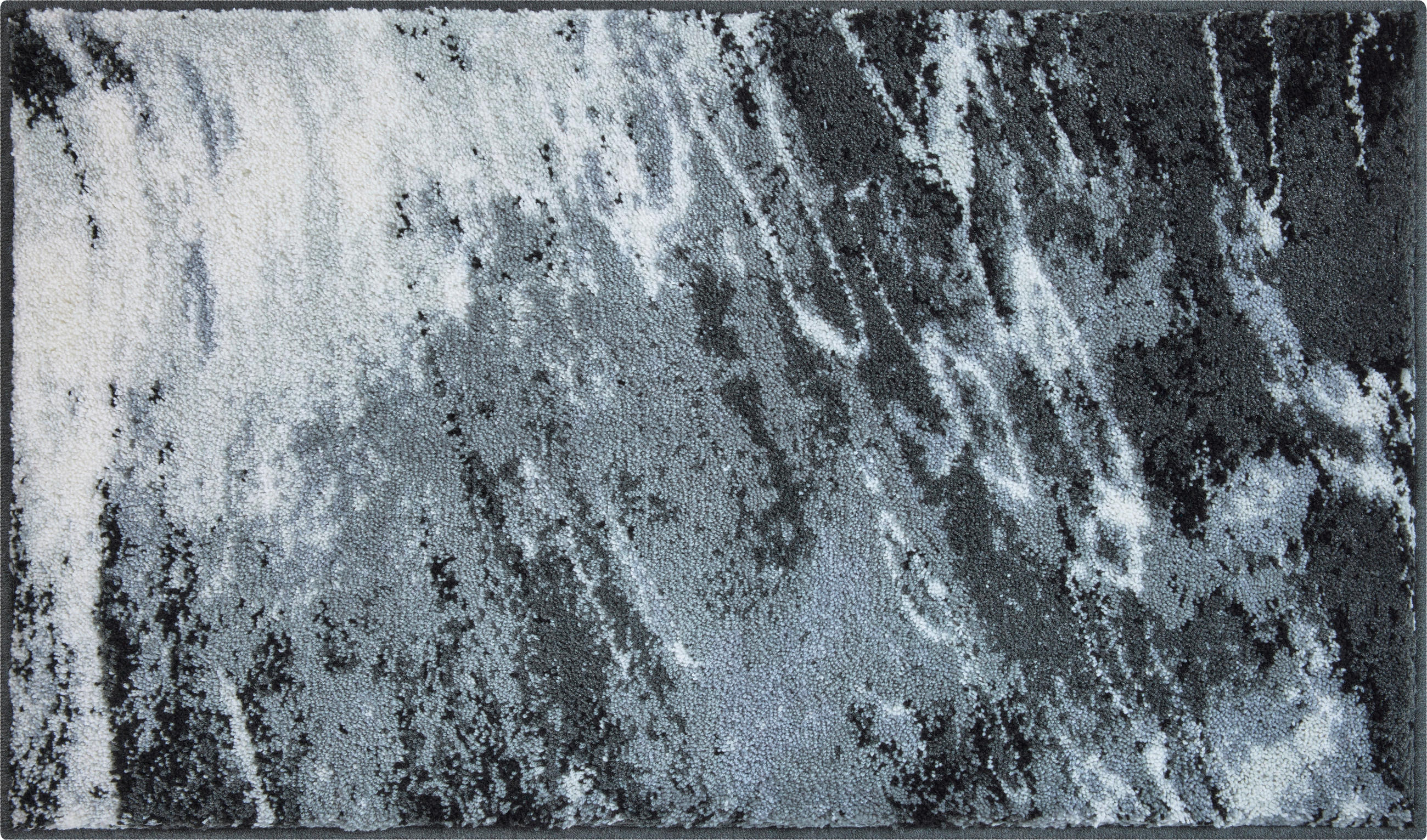 BADTEPPICH Grau 60/100 cm  - Grau, Basics, Kunststoff/Textil (60/100cm) - Grund