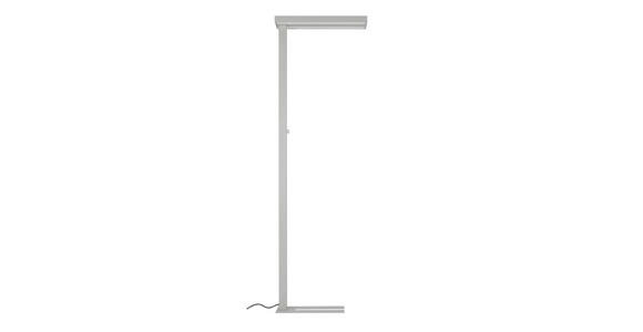 LED-STEHLEUCHTE 61/28/195 cm - Klar/Chromfarben, KONVENTIONELL, Kunststoff/Metall (61/28/195cm) - Novel