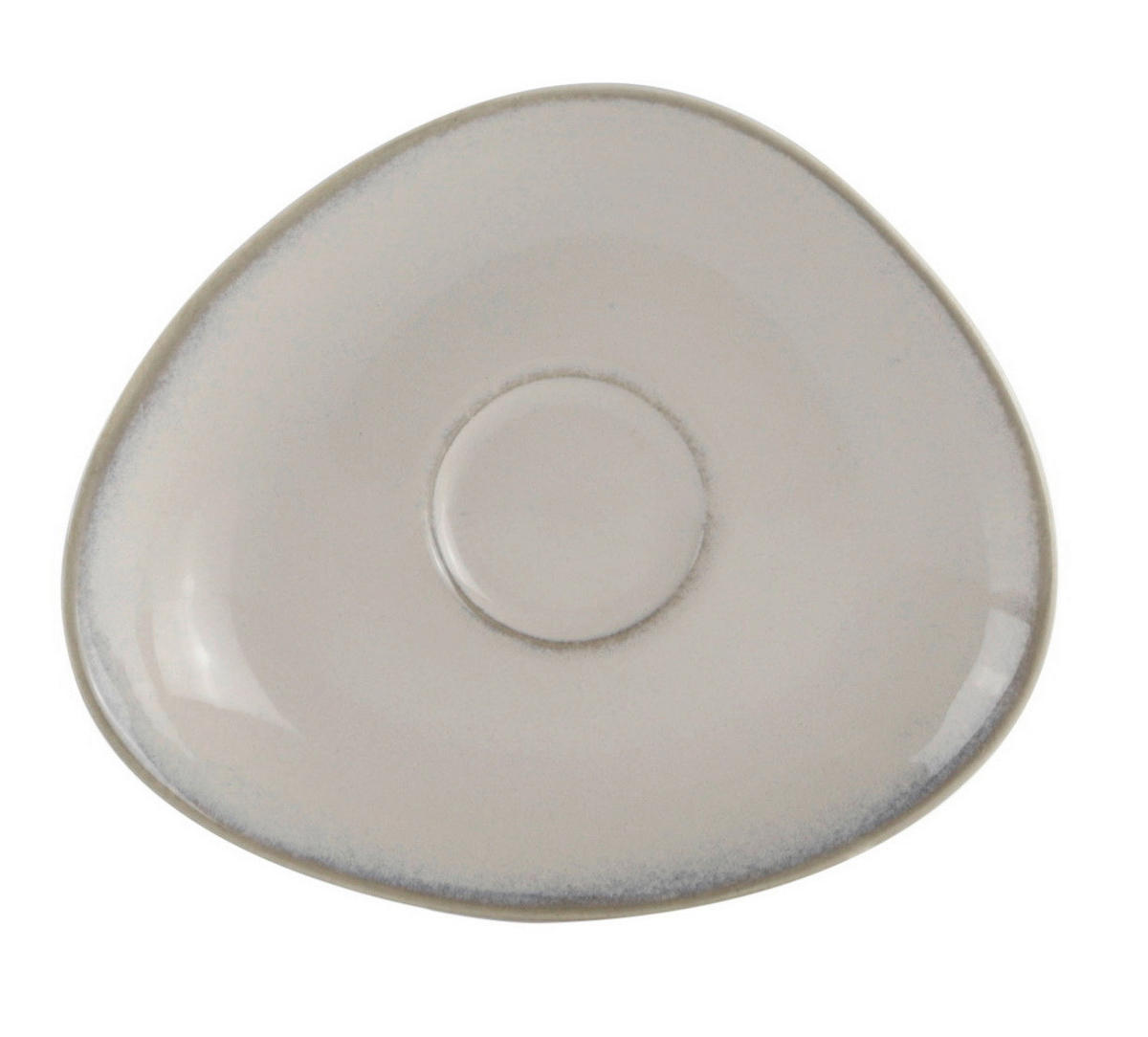 ESPRESSO-UNTERTASSE ORGANIC SAND  - Sandfarben, Trend, Keramik (14/11cm) - Novel