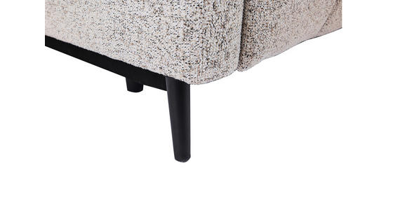 ECKSOFA  in Webstoff Grau  220/156 cm  - Grau/Nickelfarben, Design, Textil/Metall (220/156cm) - Carryhome