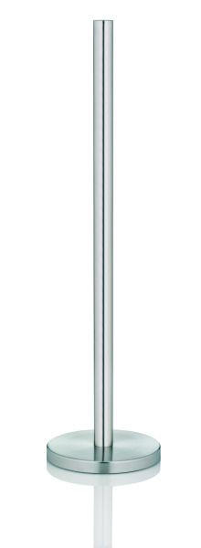 TOILETTENPAPIERHALTER - Edelstahlfarben, Basics, Metall (15/57cm) - Kela
