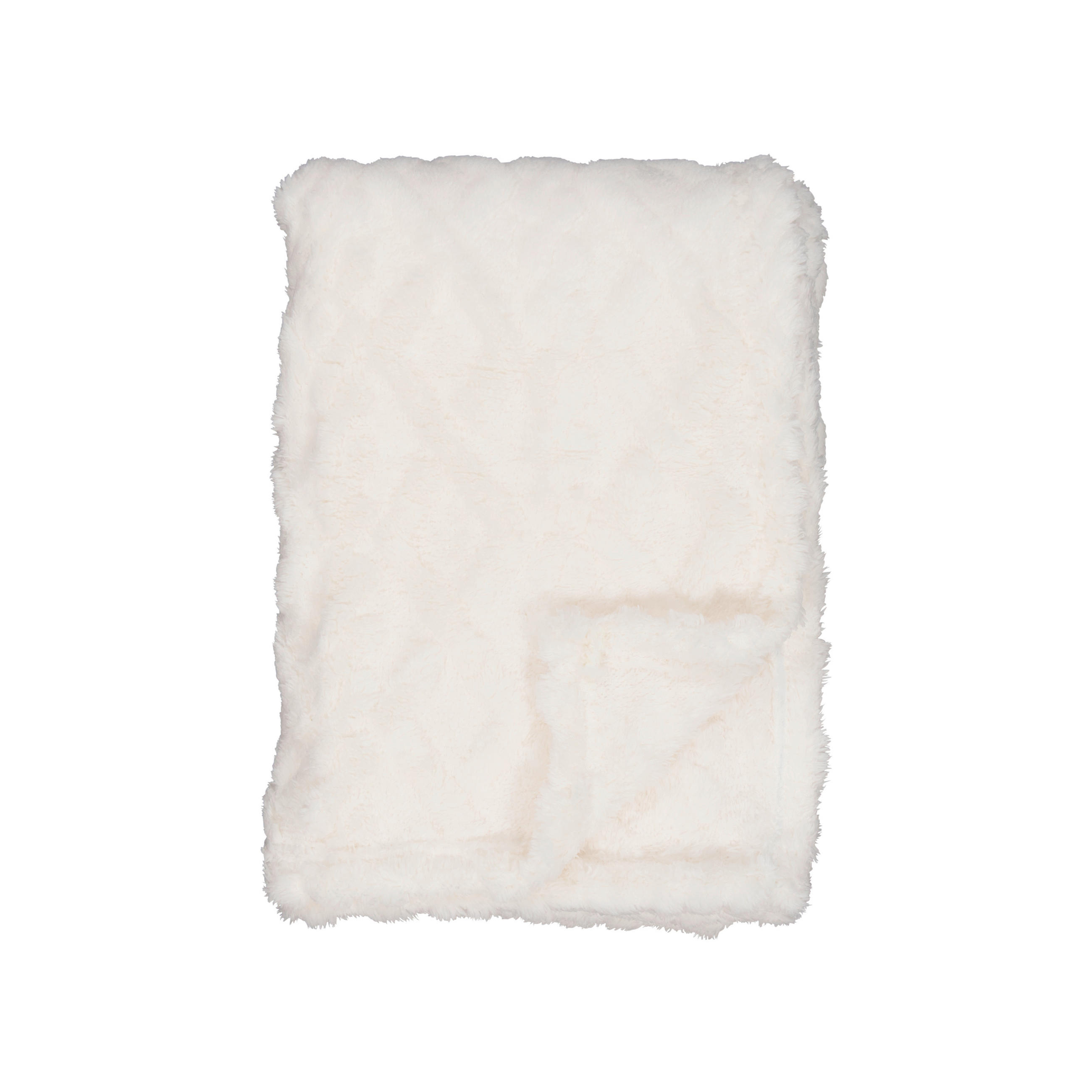 FILT Braided  - vit, Basics, textil (130/170cm)