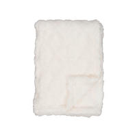FILT Braided  - vit, Basics, textil (130/170cm)