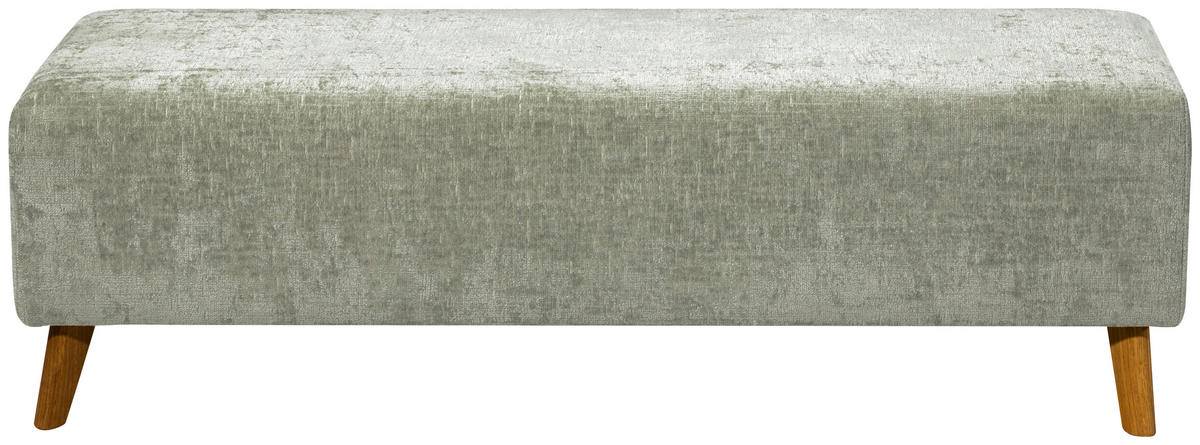 BETTBANK 145/45/48 cm   - Hellgrün, Design, Holz/Textil (145/45/48cm) - Esposa