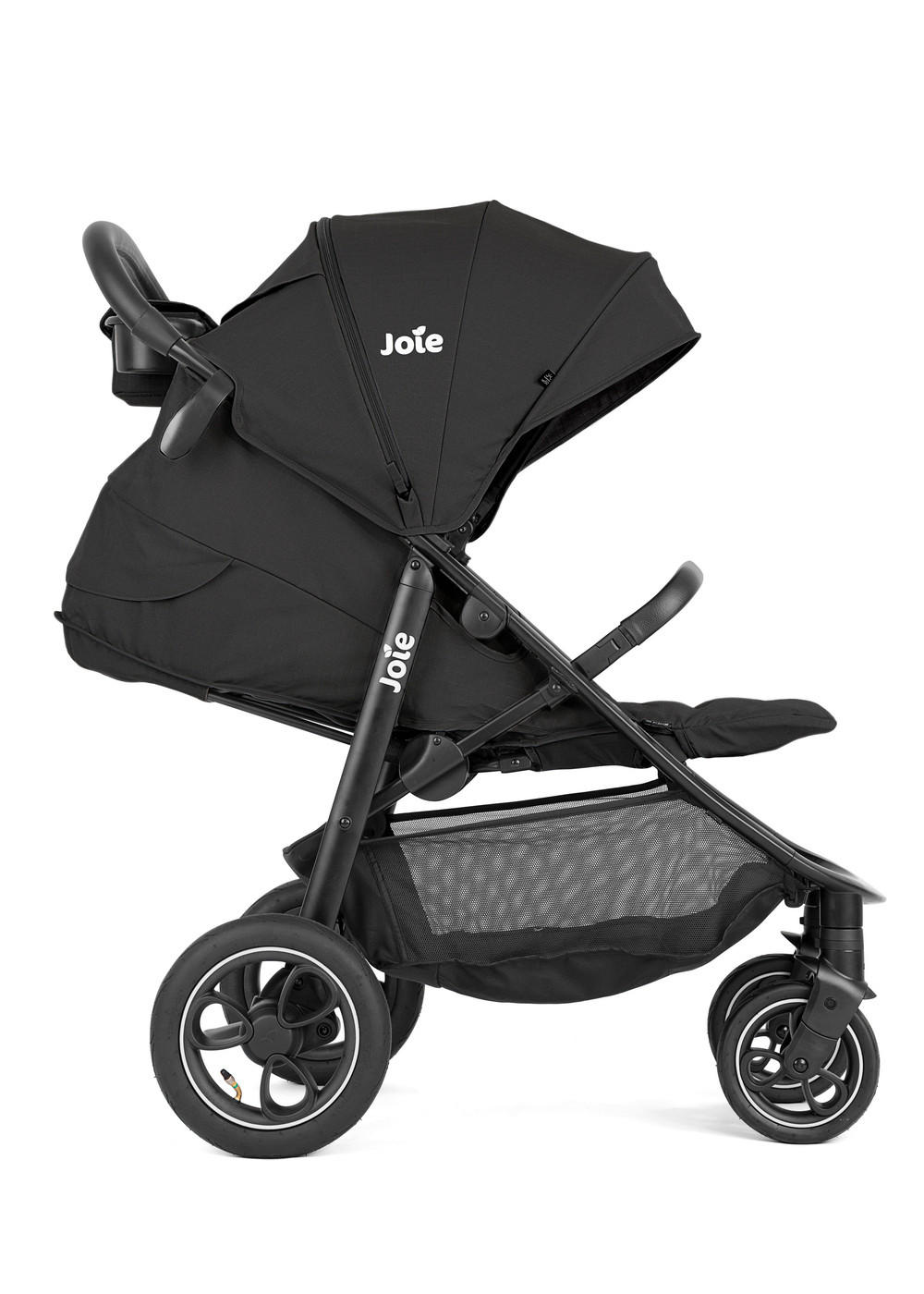 Thumbnail - Joie Buggy Litetrax Pro Air, Schwarz, Textil, 58x103x93.6 cm, EN 1888, Feststellbremse, Fußstütze abklappbar, Federung, ...