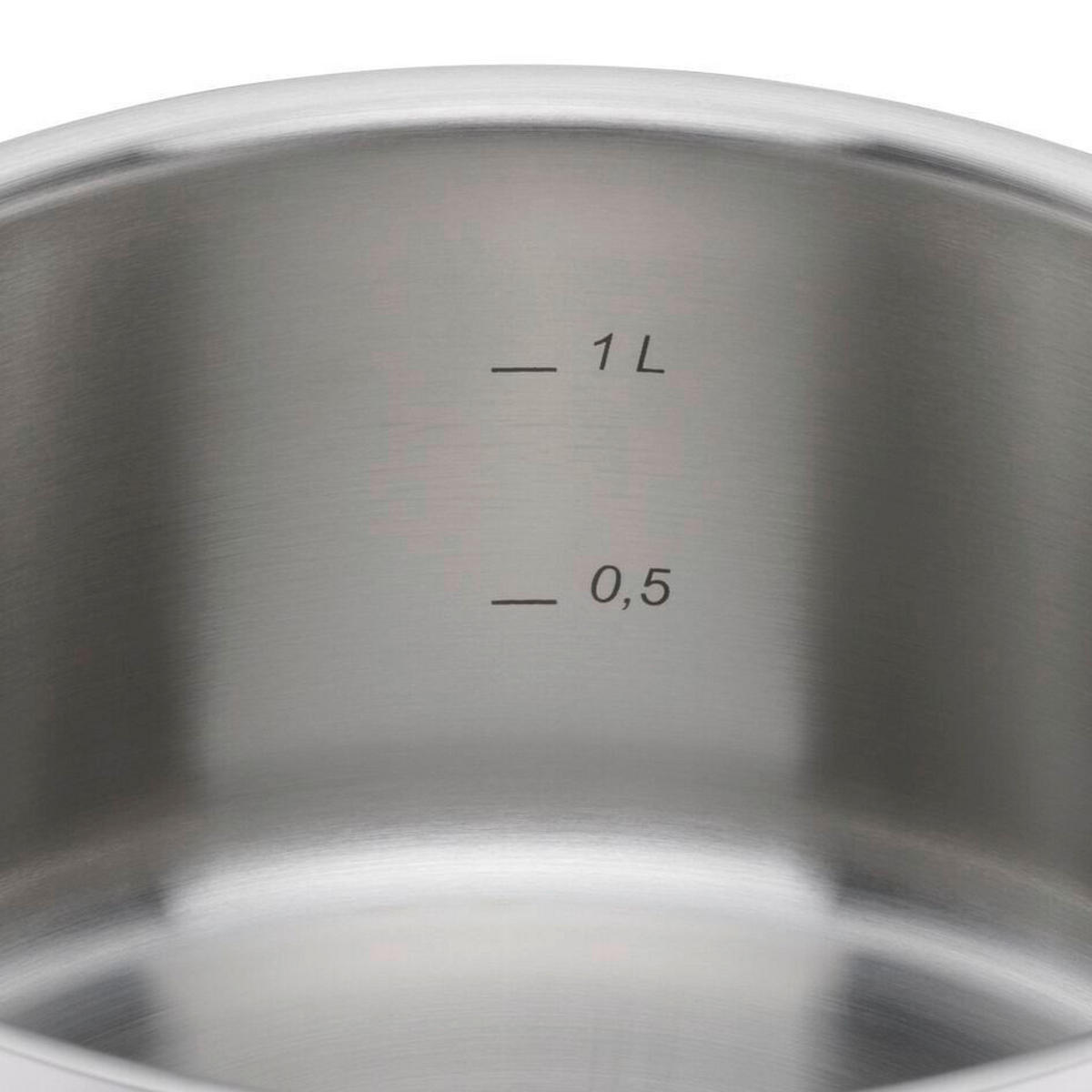 STIELKASSEROLLE Extra Cook 2L L  - Edelstahlfarben, Basics, Metall (32,5/17,8/9,3cm) - Silit
