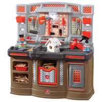 KINDERWERKBANK - Braun/Grau, KONVENTIONELL, Kunststoff (97,8/86,4/86,4cm) - Ambia Garden