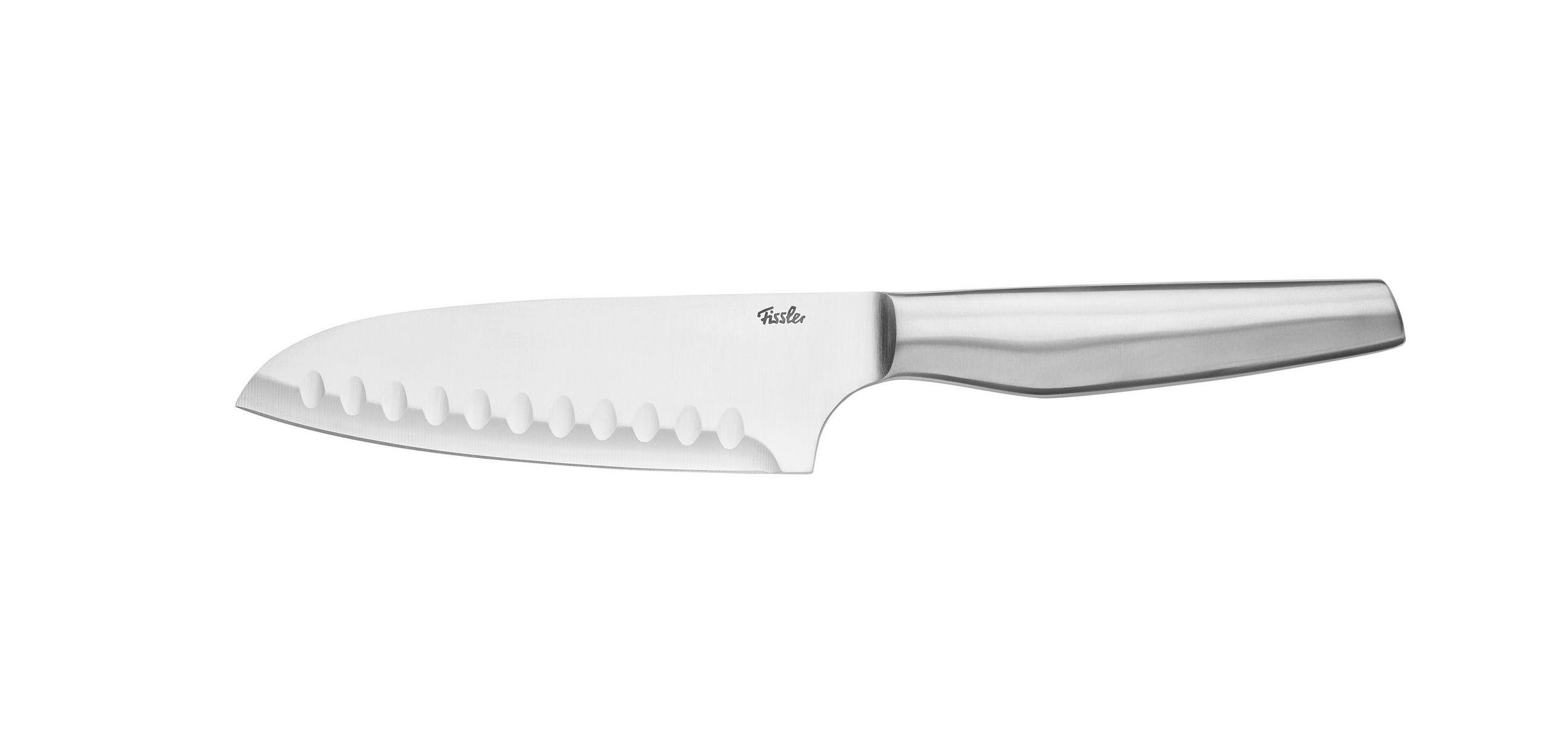 SANTOKUMESSER Fissler Essential Edelstahl  - Edelstahlfarben, Basics, Metall (25/4/2cm) - Fissler
