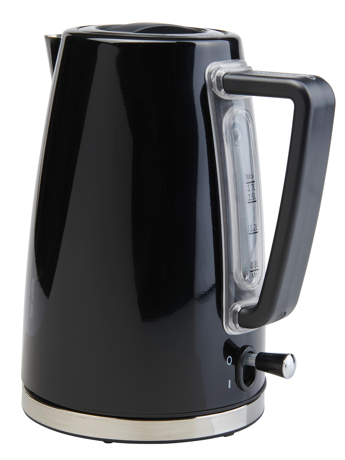 WASSERKOCHER 1,7 l  - Schwarz, Trend, Kunststoff/Metall (20/18/24cm)