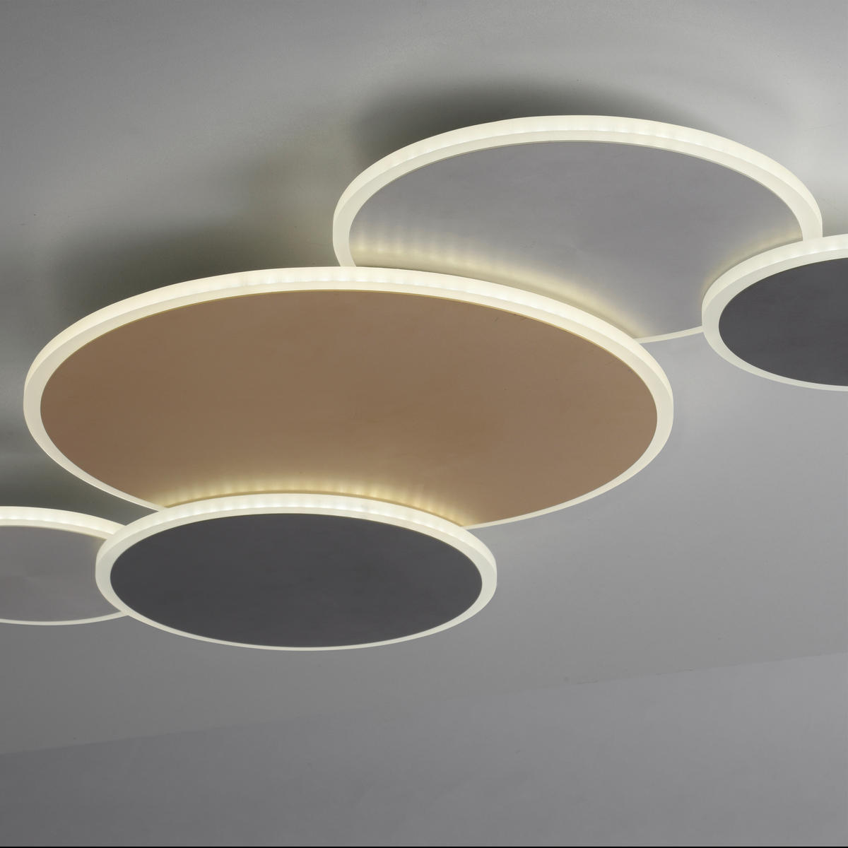 LED-DECKENLEUCHTE Q-Piato 85/50,5/6,5 cm   - Design, Metall (85/50,5/6,5cm) - Paul Neuhaus