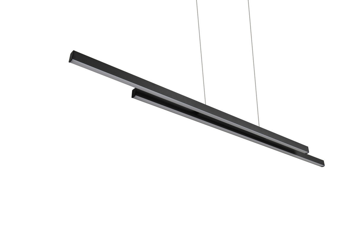 PENDUL LED - negru, Design, metal (110,0/150,0/8,5cm)