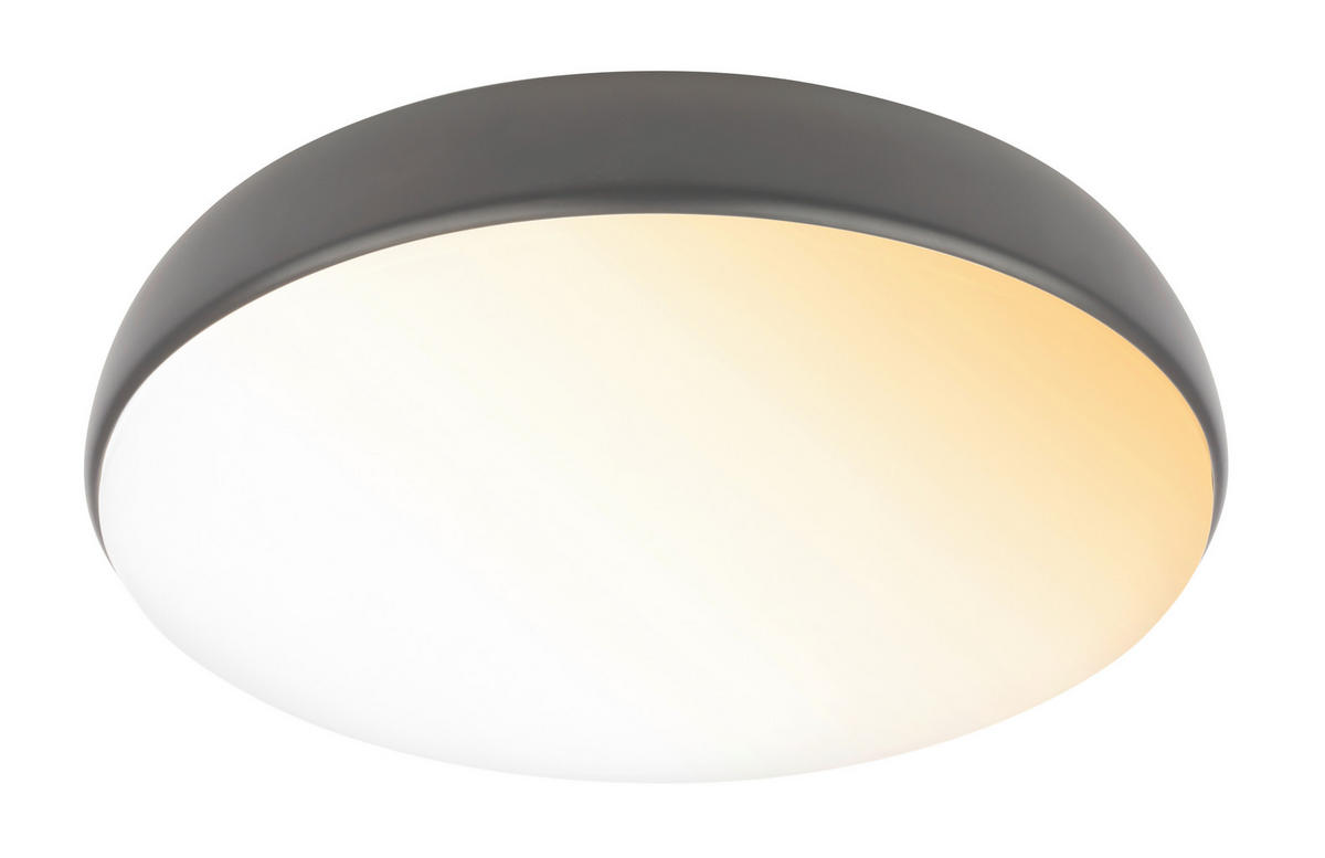 LED PLAFONJERA NIKAN  - antracit, Osnovno, metal/plastika (35/8,5cm)