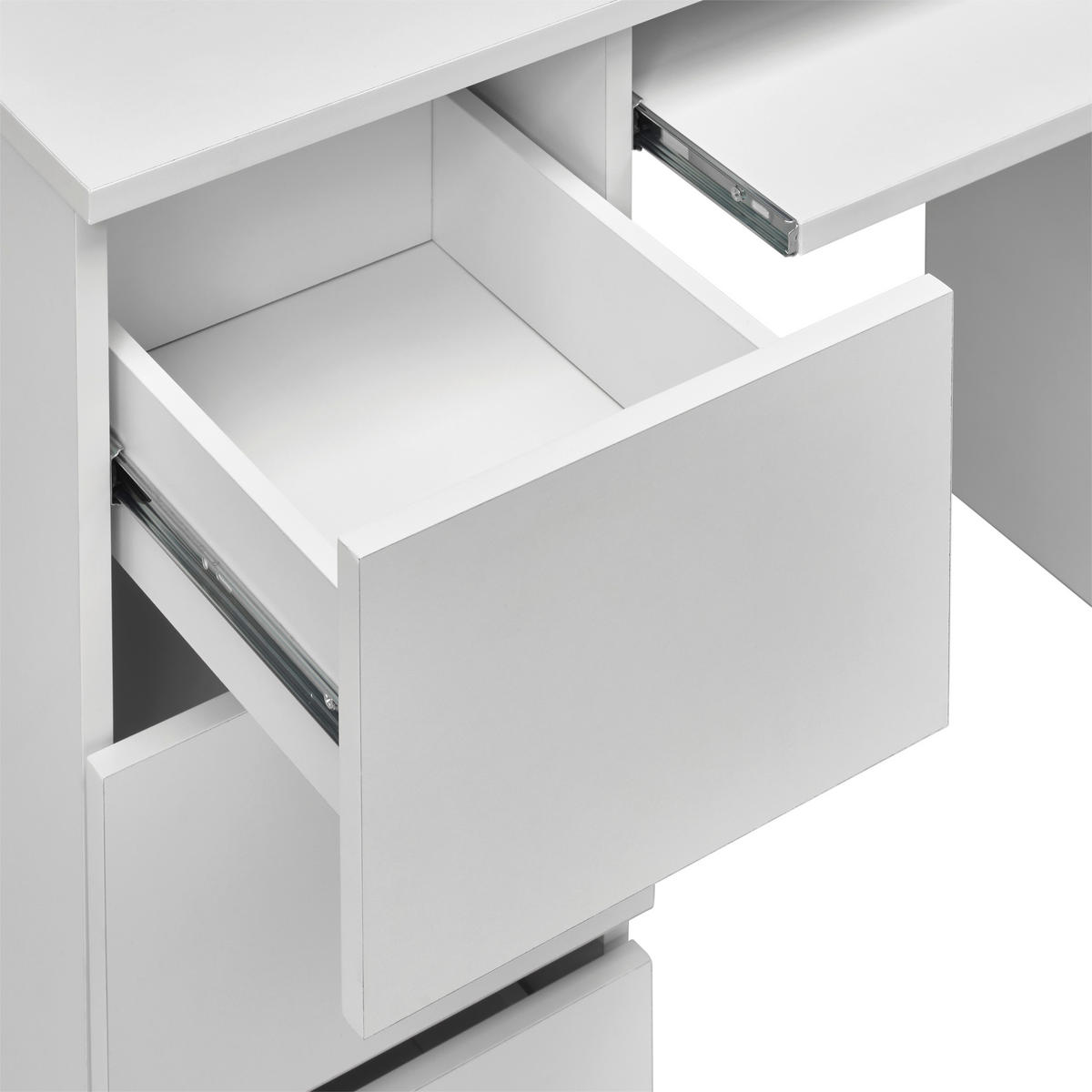 SCHREIBTISCH  in Weiß  - Weiß, MODERN, Holzwerkstoff (120/76/51cm) - MID.YOU