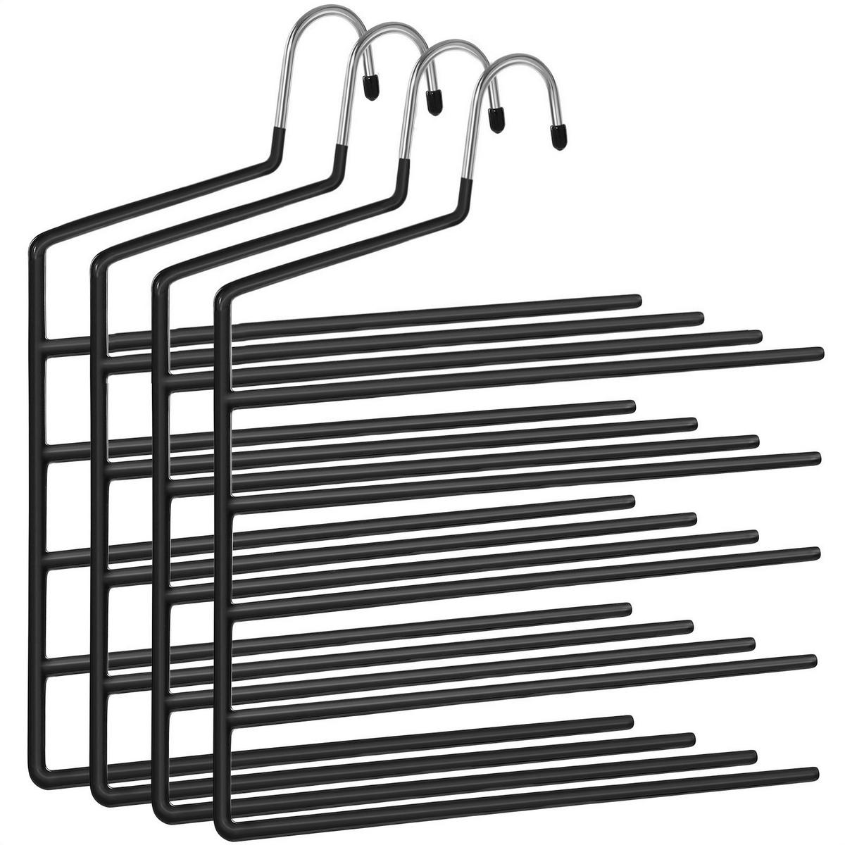 KLEIDERBÜGELSET 32 cm Metall, Kunststoff  - Schwarz, Basics, Kunststoff/Metall (32cm)