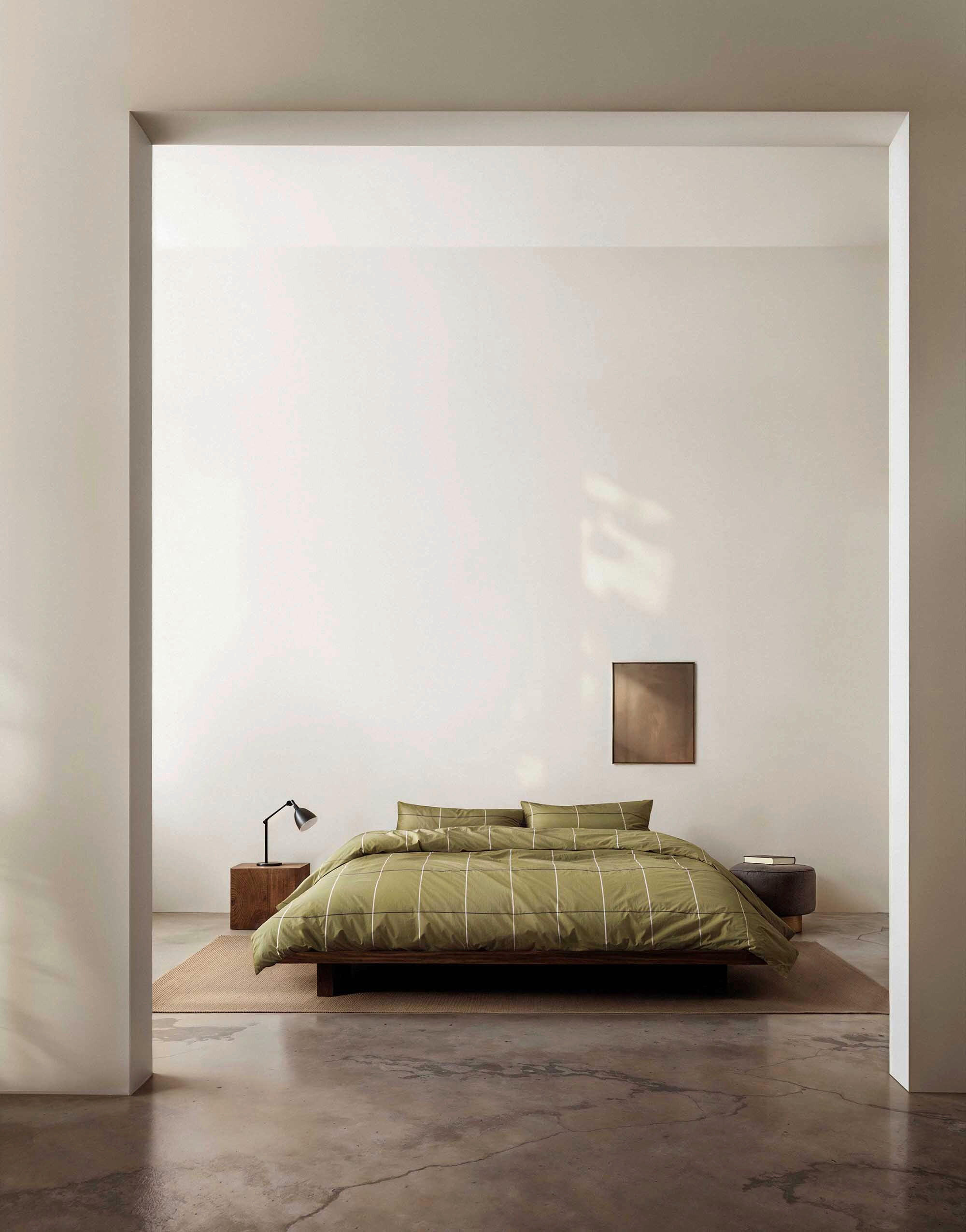 Thumbnail - Marc O'Polo Bettwäsche Suvie, Grün, Textil, Karo, 200x220 cm, Gots, Schlaftextilien, Bettwäsche, Bettwäsche, Perkal-Bett...