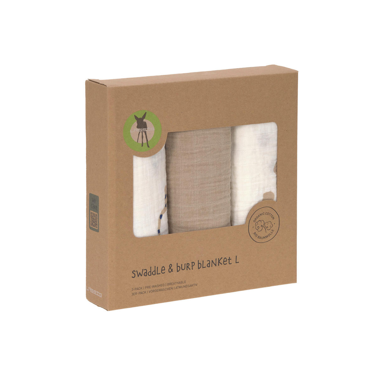 MULLWINDELNSET   Little Matteys  - Multicolor, Basics, Textil (85/85/0,02cm) - Lässig