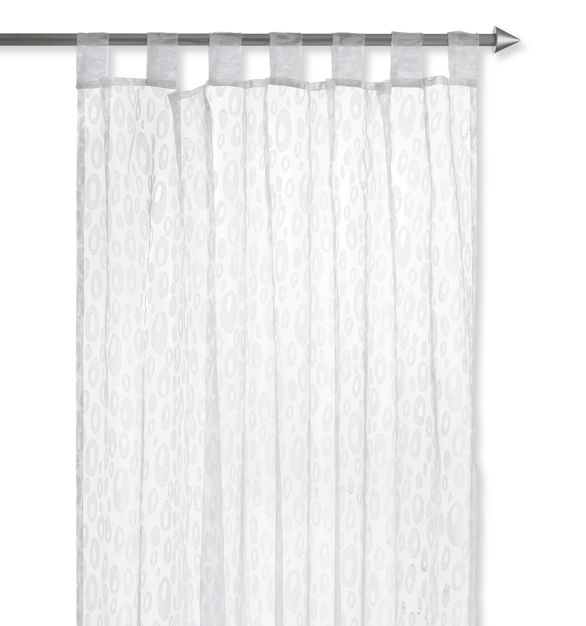 DRAPERIE CONFECțIONATĂ semitransparent  - alb, Basics, textil (140/245cm) - Esposa