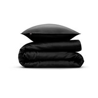 BETTWÄSCHE Satinado Makosatin 155/220 cm  - Schwarz, Basics, Textil (155/220cm)