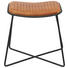 HOCKER in Holz, Metall, Leder Braun, Schwarz - Schwarz/Braun, LIFESTYLE, Leder/Holz (47/41/47cm) HOCKER in Holz, Metall, Leder Braun, Schwarz - Schwarz/Braun, LIFESTYLE, Leder/Holz (47/41/47cm)